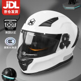 IVISDOM摩托车头盔新国标A类3C认证夏季男女士机车全盔双镜片赛车专业四季通用800白