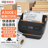 汉印（HPRT）A300E快递单便携式打印机A300L手持打单机单联电子面单机标签机取件码通用不干胶热敏A300Q打印机 【快递+取件码】A300E+包笔纸