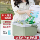 铂氏（PT.SNEE）车载户外保温箱冰箱 露营冷藏箱 商用摆摊外卖钓鱼箱 8L