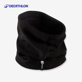 迪卡侬（DECATHLON）护颈围脖户外保暖秋加厚抓绒套头脖套WEDZE2 成人黑色