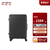 新秀丽（Samsonite）【娜扎同款】大容量行李箱 旅行箱拉杆箱 男女行李箱 抗压可登机 HG0-黑墨色 20英寸 【适合1周内短途旅行】