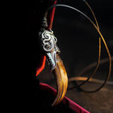 万宝资盗墓笔记摸金符鬼吹灯摸金校尉笔记张起灵同款项链胡八一狼牙挂件 摸金符