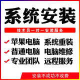 重装系统win10台式机远程电脑系统笔记本mac双系统安装电脑问题系统win11安装电脑维修远程服务 电脑问题下单前咨询客服（非实物）