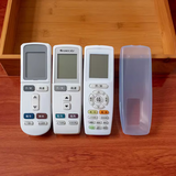 羽熠 透明硅胶遥控器套空调电视机顶盒遥控器罩保护套防尘防水保护套 透明 16*5.5cm 厚2cm