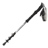 川诺登山杖碳钎维材质 三节可伸缩折叠炭合金健身拐杖手杖 304