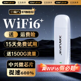 先机（XIANJI）  随身wifi6移动wifi6无线wifi免插卡便携式全国随行网络通用流量上网宝车载无线上网卡 【旗舰版】四天线WiFi6+*高功率全屋覆盖 AI狂飙上网*三网切换*送1500G