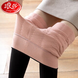 浪莎打底裤女秋冬季加绒加厚高腰弹力显瘦东北棉裤大码保暖裤