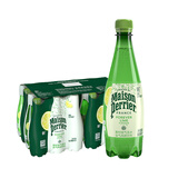 Perrier 法国进口巴黎水（Perrier）充气天然矿泉水含气果味气泡水饮料 【青柠】500mL*24瓶