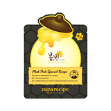 春雨（Papa recipe）黑色清洁毛孔蜂蜜面膜1片 补水保湿温和控油敏肌可用 全新升级