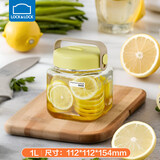 乐扣乐扣（LOCK&LOCK）会呼吸的发酵容器玻璃储物罐泡酒容器果酱密封罐泡菜坛子 1L