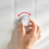 KOMEKI日本家用旋式吸盘挂钩真空强力吸盘挂钩门后浴室钥匙扣收纳挂钩 小号2个装（旋转式）