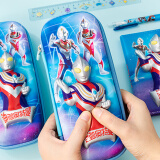 一正 铅笔盒 文具 奥特曼高颜值创意减压大容量3D多功能卡通小学生生日奖励六一儿童节礼物  欧布7012