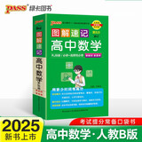 图解速记 高中数学 人教B版 适用必修选择性必修 基础知识便携口袋书全彩版 25版 pass绿卡图书