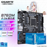 技嘉 B760主板搭i5 13490F/12490F/13400/12600KF 板U 盒装主板CPU套装 B760M POWER DDR4 耐久M板 +i5 13490F（10核心16线程）无散热器