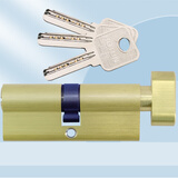 虎顿（HOTUN）木门锁芯室内门锁芯断桥铝门防盗门锁芯大70锁芯黄色LBT-D70