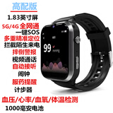 DR.BRYNE 布莱恩医生华老人定位电话手表痴呆防走丢自动接听测血压心率智能为手表 高配大屏版 定位+自动接听摔倒警 中国大陆