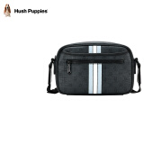 暇步士（Hush Puppies）单肩包男印花款简约休闲斜挎包大容量pvc单肩斜挎包 棋盘系列