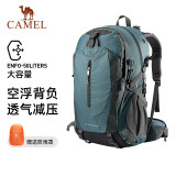 骆驼（CAMEL）户外登山包大容量轻便徒步运动旅游双肩背包旅行  灰蓝