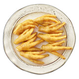 嘉洲丰盛（JIAZHOU）嘉洲鸡盐焗鸡爪客家味小吃零食特产350克嘉州鸡东莞盐焗鸡脚 盐焗鸡爪350g（一包约11-12个）