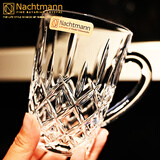 奈赫曼（NACHTMANN）德国原装进口水晶玻璃耐热水杯家用咖啡杯茶杯带把啤酒果汁水晶杯 诺贝勒斯热饮宽口杯单只 350ml