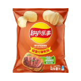 乐事（Lay's） 薯片休闲零食膨化食品 135克袋装 大包装零食 多种混合口味 得克萨斯烧烤味