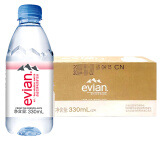 依云（evian）法国进口依云矿泉水整箱依云水瓶装水 新老包装随机 依云330ml*24瓶中文版