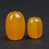 佳人饰界自然新疆黄玛瑙隔珠桶珠顶珠散珠佛珠蜜蜡色金刚星月白玉菩提配饰 黄玛瑙桶珠 黄玛瑙桶珠13*18mm