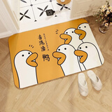 艾杰普浴室地垫卫生间防滑垫速干吸水地垫入户脚垫卫浴家用垫子50x80cm