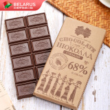 康美纳卡 白俄罗斯进口 黑巧克力纯可可脂运动健身休闲零食代餐下午茶 甜黑巧克力（68%可可） 袋装 90g