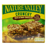 天然山谷进口香脆燕麦棒谷物棒能量棒代餐饼干42g*5小包 /盒NatureValley 黑巧克力味210g/盒