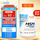 Doctor's Best MSM二甲基砜片1500毫克 120片 增强抵抗呵护关节健康关节宝维骨力