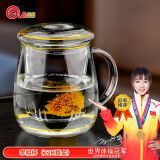 Glass泡茶水分离杯飘逸杯耐热耐高温茶具玻璃带过滤办公室茶壶乔迁礼物 宰相杯