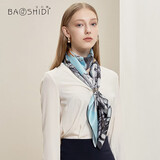 宝石蝶真丝丝巾礼盒100%桑蚕丝杭州丝绸围巾女披肩妈妈女生生日礼物女