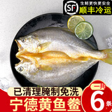 一米渔黄鱼鲞250g*6条大黄鱼醇香黄花鱼年货礼盒方便宁德海鲜特产年夜饭