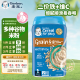 嘉宝Gerber混合谷物营养米粉 二段(6个月以上） 227g原装进口