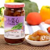 包邮台湾原包装进口酱菜食品金兰小菜心莴苣396g全素食脆爽下饭菜