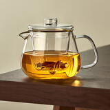 忆壶茶玻璃茶壶茶水分离壶玻璃泡茶壶办公室玻璃茶具功夫茶壶 【特价款】茗饮泡茶壶550ml