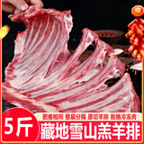 褚系严选【空运】羊肉生鲜 原切小羔羊排腿 正宗藏地高原羊肉火锅食材礼盒 藏地高原藏细羊 5斤 羊排