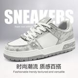 Tcellars板鞋Trainer秋冬新款男鞋厚底增高休闲鞋子 复古灰 42