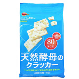 波路梦（Bourbon）日本进口布尔本天然酵母减盐味苏打饼干代餐低卡豆乳威化热量早餐 低卡天然酵母饼干（共48片）147g