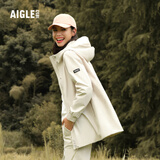 AIGLE艾高GORE-TEX防风防雨透汽户外休闲时尚女士夹克外套上衣 貂杏色 AF841 36