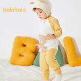 巴拉巴拉婴儿秋衣套装男女宝宝长袖分体睡衣2023保暖高腰护肚208423134207