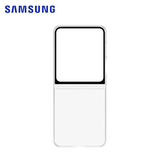 三星（SAMSUNG）Z Flip5手机壳原装智能主题保护壳个性手机套后壳保护套透明硬壳 （无NFC卡片-单透明壳）-已拆封