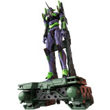 万代（BANDAI） RG 新世纪福音战士EVA 拼装模型玩具 18cm RG 初号机+DX输送台