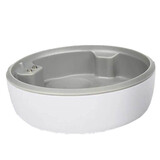 倍力加智能电动头部颈椎按摩仪生发猫咪头皮按摩器全自动疏通经络礼物 充电底座 白