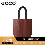爱步（ECCO）大容量单肩包 软面牛皮手提包包 工坊系列9105802 砖红色仅表色系具体颜色随机发出