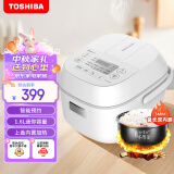 东芝（TOSHIBA）电饭煲家用小型1.6L迷你备长炭本厚釜电饭锅智能预约定时宝宝粥不粘锅小小白RC-5MFMC(W)