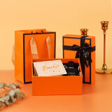 TaTanice礼品盒 母亲节礼物盒520情人节礼品包装盒生日礼盒 小号高级橙