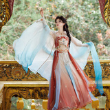 十三余小豆蔻儿[嫦娥漠中幻影-王者荣耀联名]异域风斗篷破裙套装 披帛 现货 M