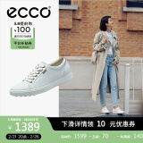 爱步（ECCO）板鞋女 时尚潮流百搭简约经典小白鞋日常休闲板鞋女 柔酷430003 白色43000301007 35 （偏小，建议选大一码）